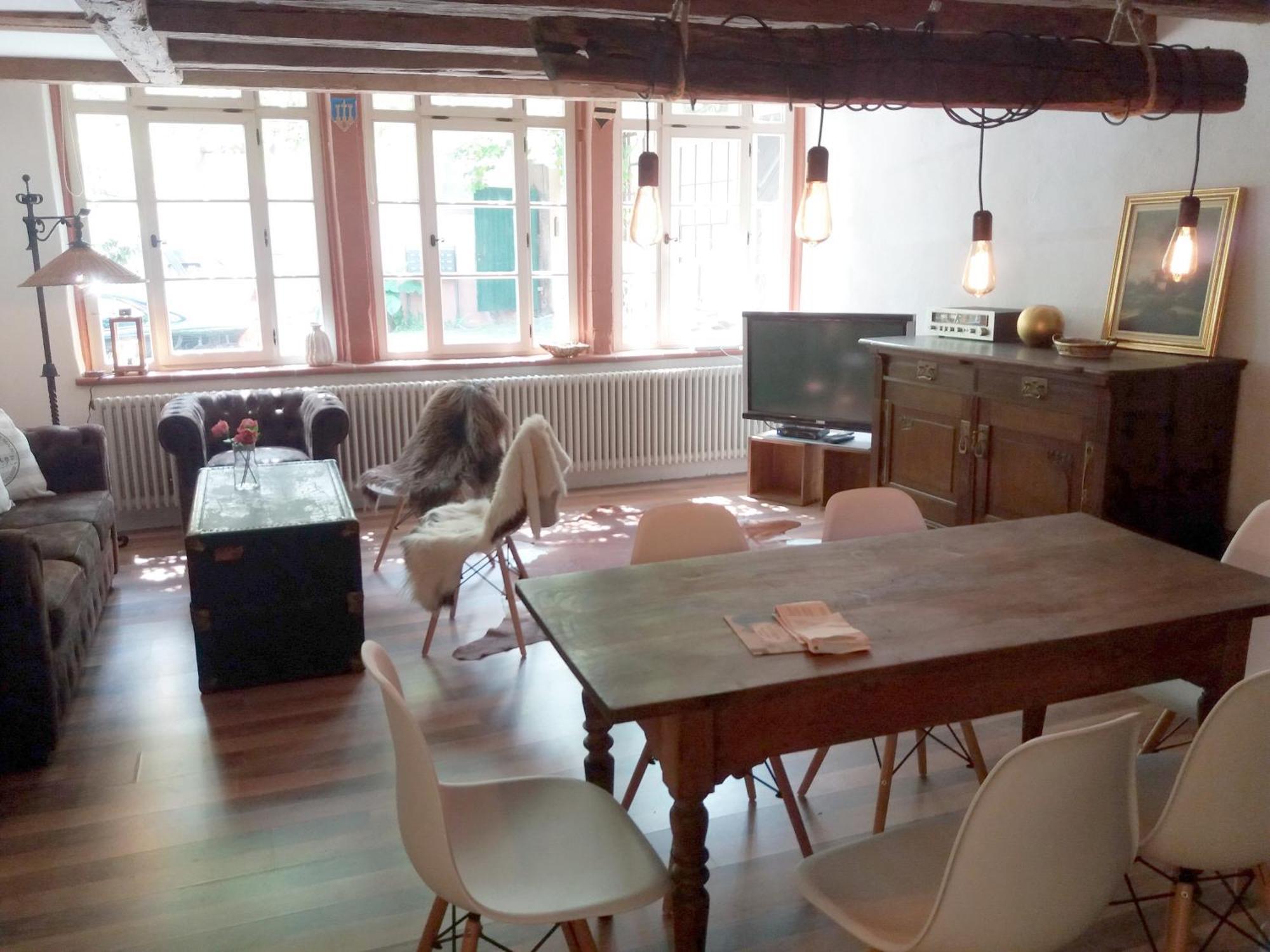 Historischer Adelshof Am Marktplatz, Atelier 70 M² Weinheim Exteriér fotografie
